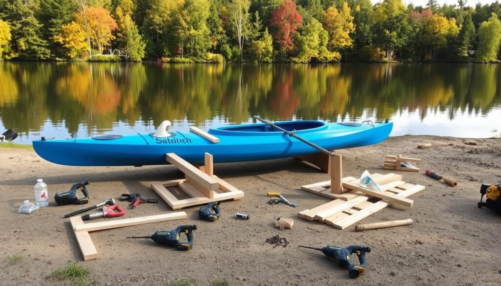 DIY Kayak Outrigger Construction