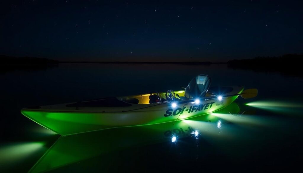 Kayak Fishing Lights Setup