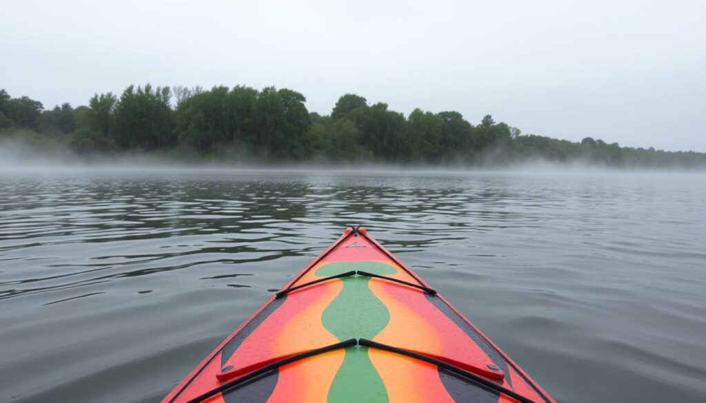 can you kayak in the rain
