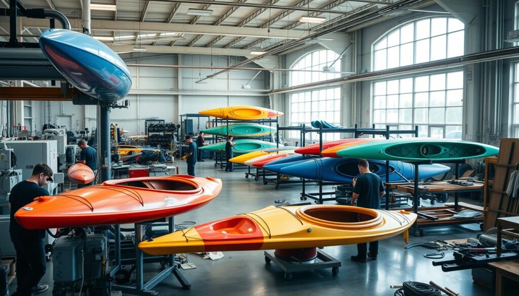 kayaks being manufactured, answering why are kayaks so expensive
