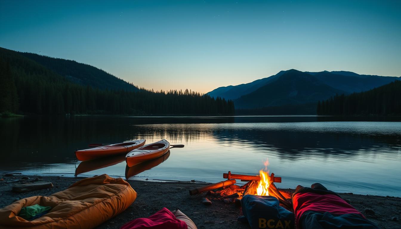 Overnight Kayak Trips with friends