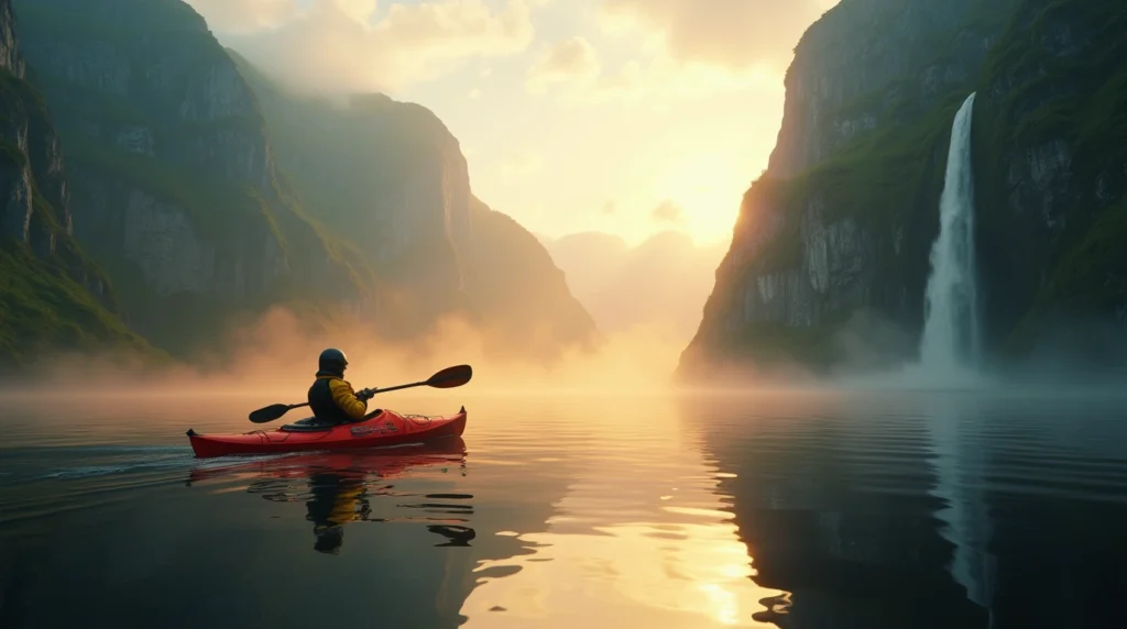 kayaking the norwegian fjords