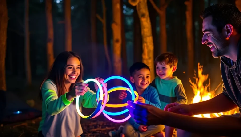 camp games outdoors glow toss