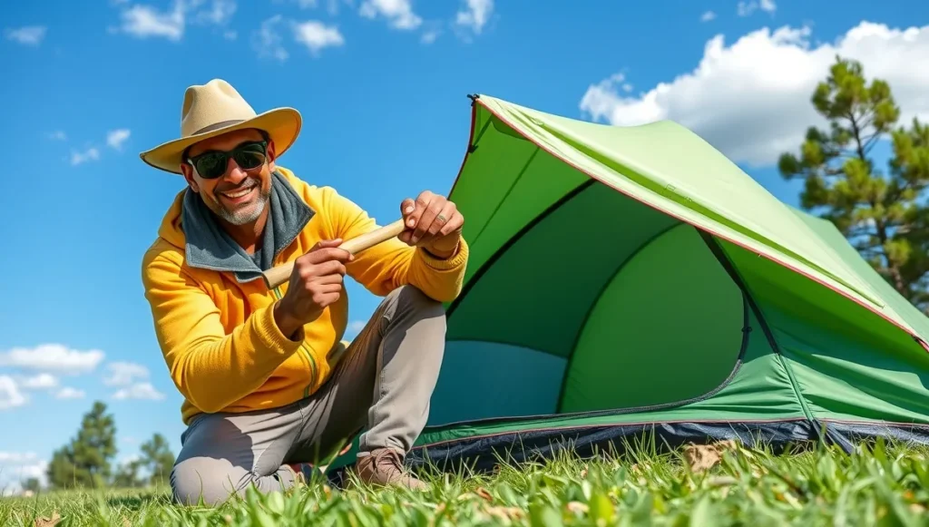 how to pitch a tent basics