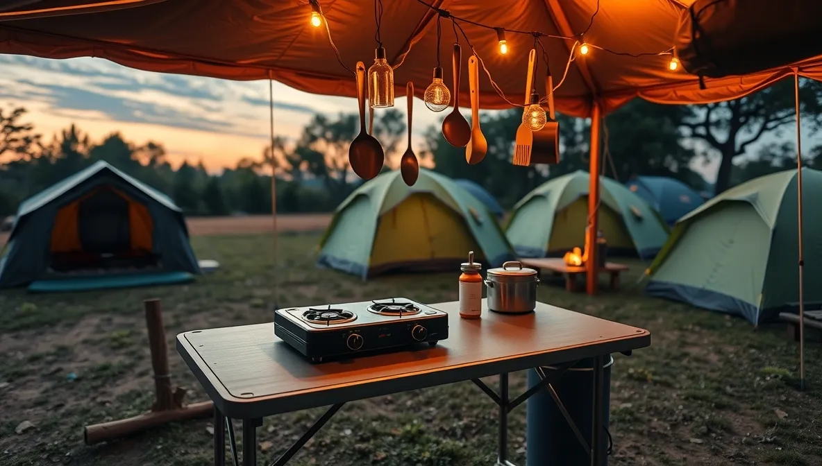 outdoor camping kitchen ideas