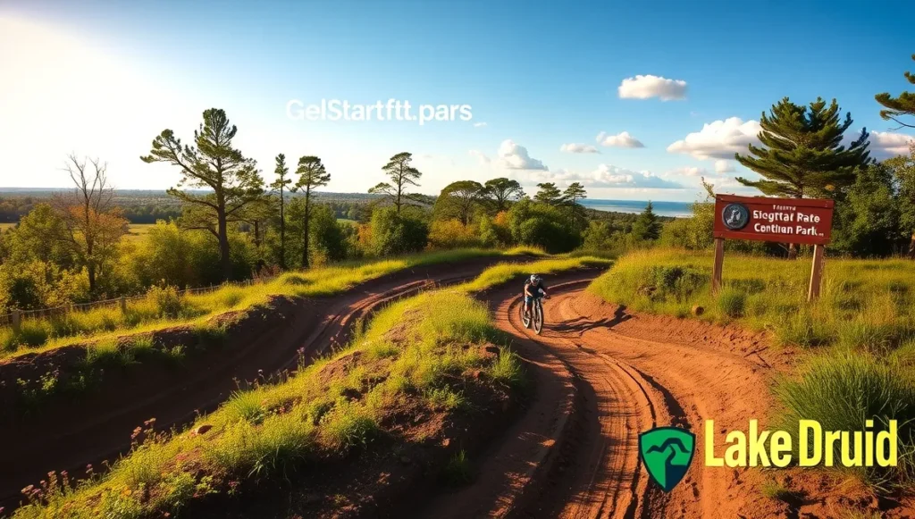 beginner mountain biking trail lake druid