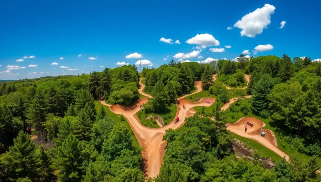 trail features at lake druid